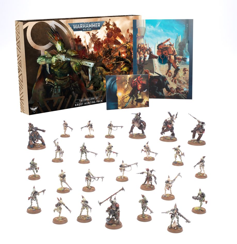 T'au Empire Army Set: Kroot Hunting Pack | Gate City Games LLC