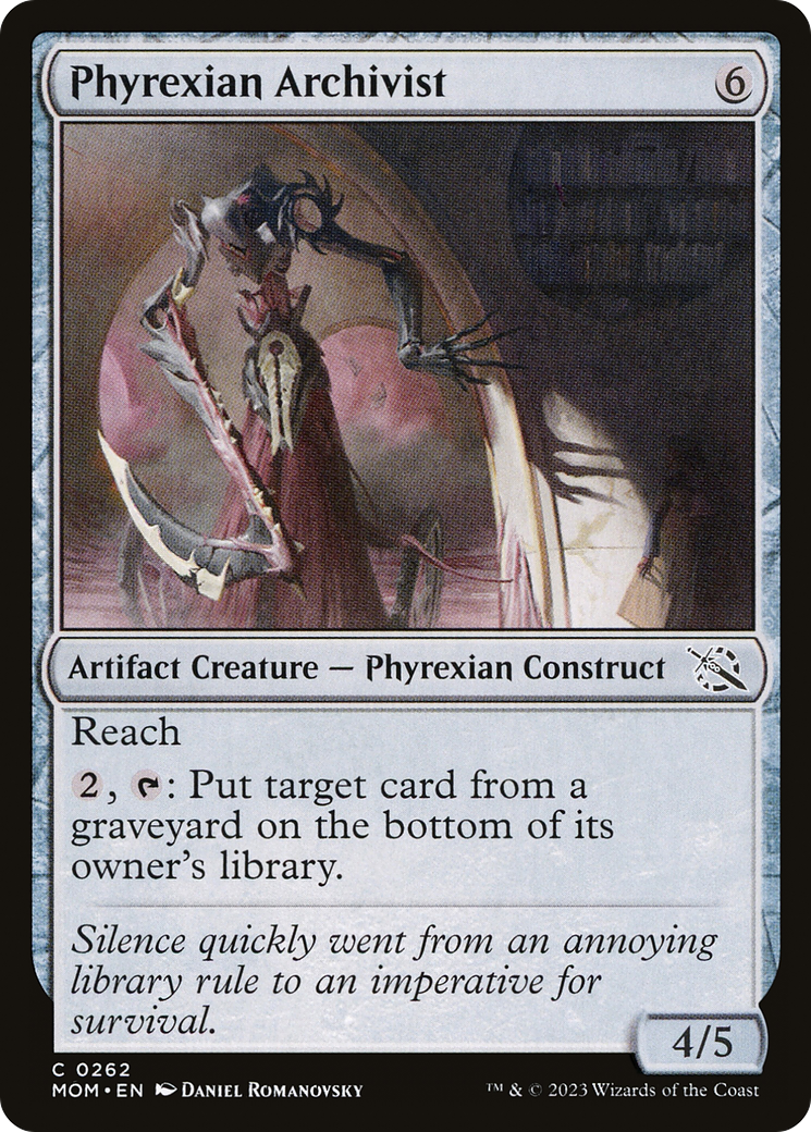 Phyrexian Archivist [March of the Machine] | Gate City Games LLC