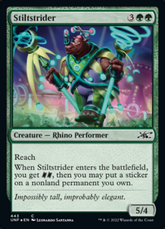 Stiltstrider (Galaxy Foil) [Unfinity] | Gate City Games LLC