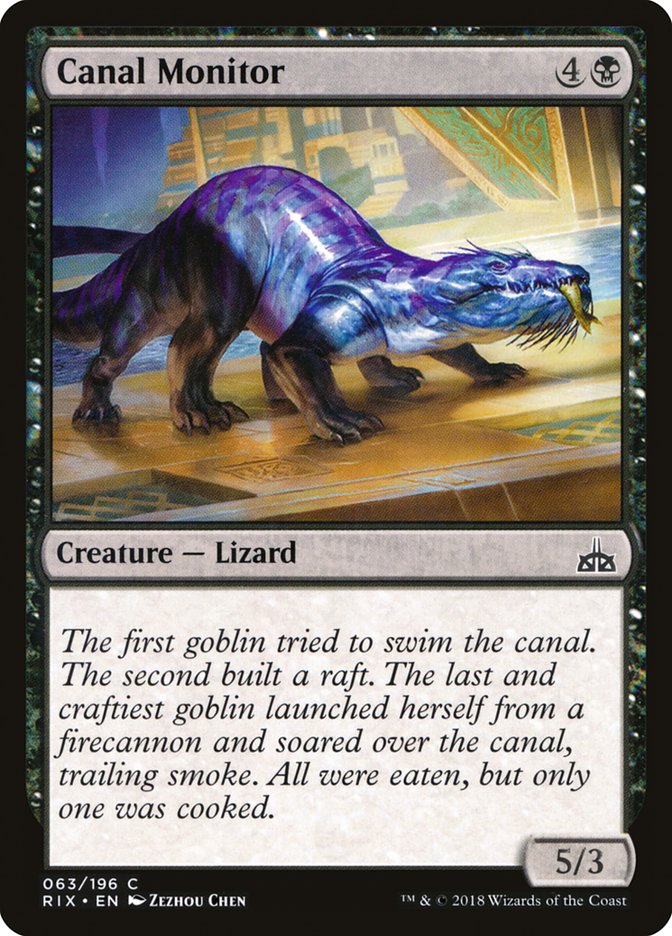 Canal Monitor [Rivals of Ixalan] | Gate City Games LLC
