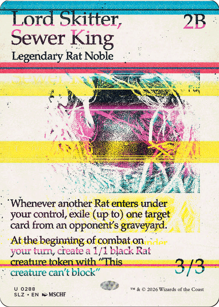 Lord Skitter, Sewer King (0288) [Secret Lair x MSCHF: The Zeta Set] | Gate City Games LLC