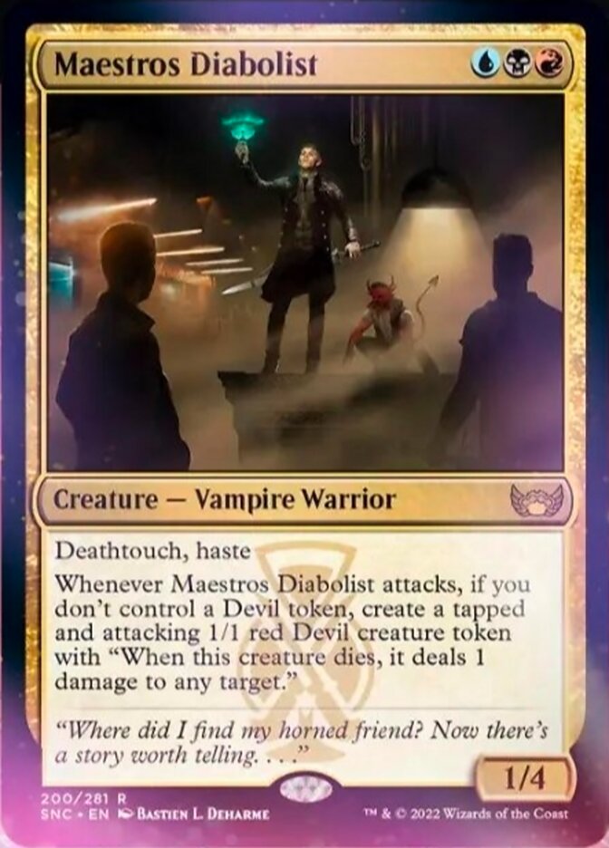 Maestros Diabolist [Streets of New Capenna] | Gate City Games LLC