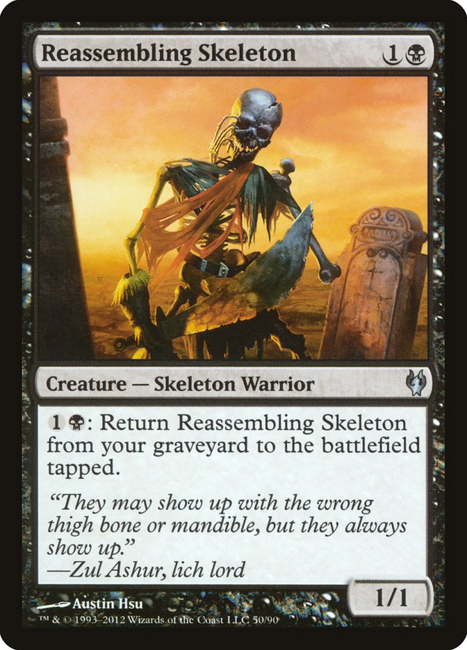 Reassembling Skeleton [Duel Decks: Izzet vs. Golgari] | Gate City Games LLC
