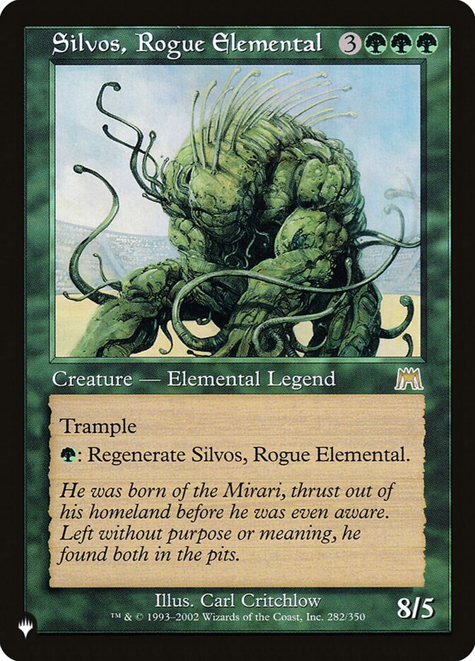 Silvos, Rogue Elemental [The List] | Gate City Games LLC