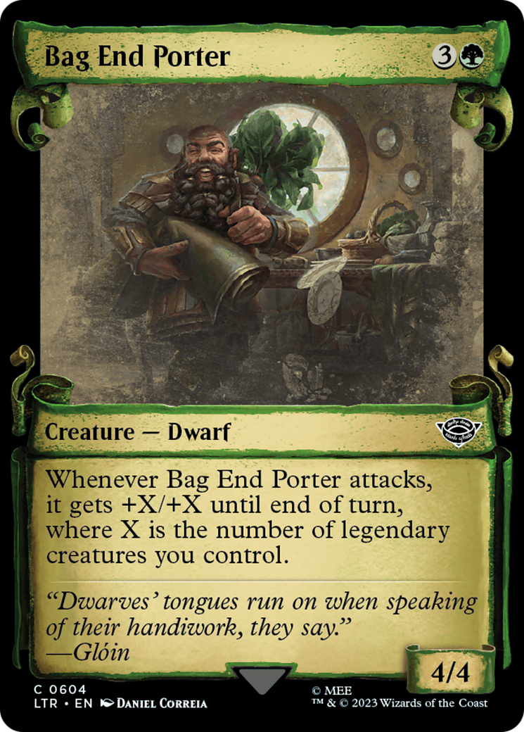 Bag End Porter [The Lord of the Rings: Tales of Middle-Earth Showcase Scrolls] | Gate City Games LLC