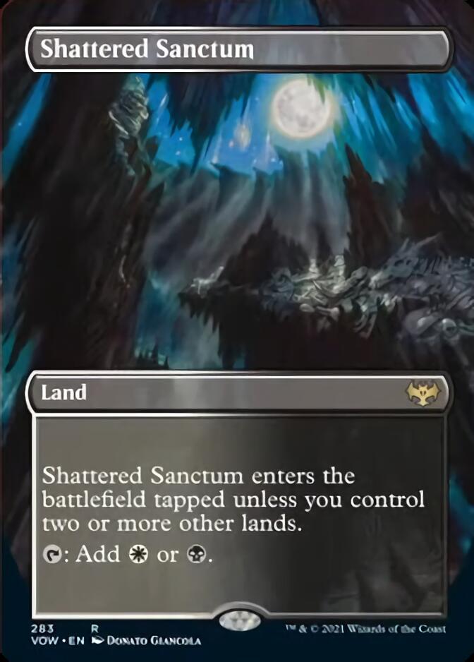 Shattered Sanctum (Borderless Alternate Art) [Innistrad: Crimson Vow] | Gate City Games LLC