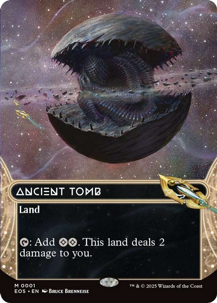 Ancient Tomb (0001) (Borderless) [Edge of Eternities: Stellar Sights] | Gate City Games LLC