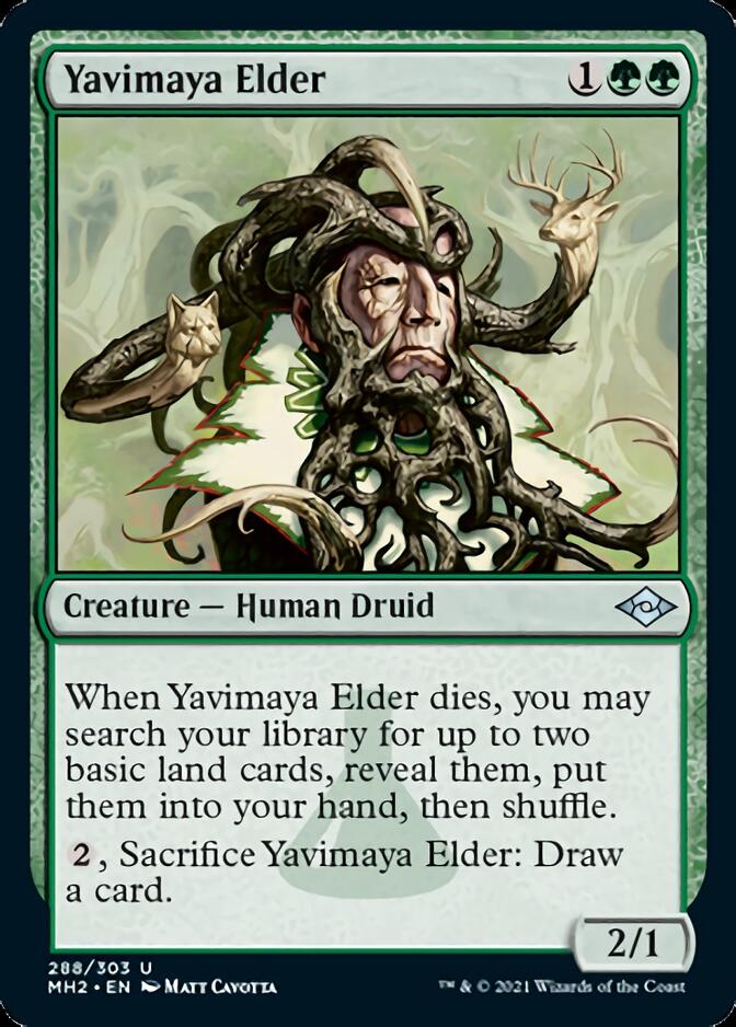 Yavimaya Elder (Foil Etched) [Modern Horizons 2] | Gate City Games LLC