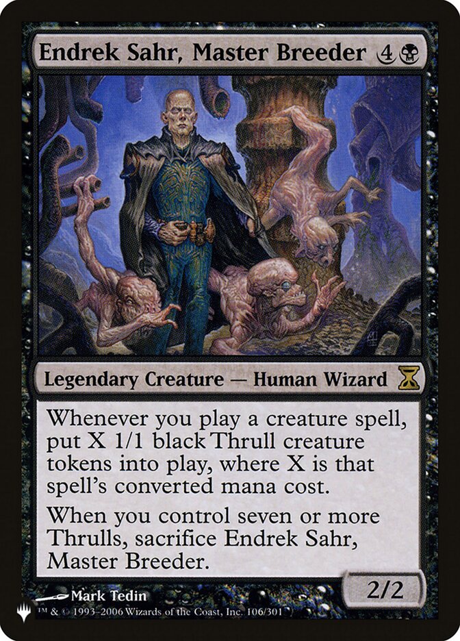 Endrek Sahr, Master Breeder [The List] | Gate City Games LLC