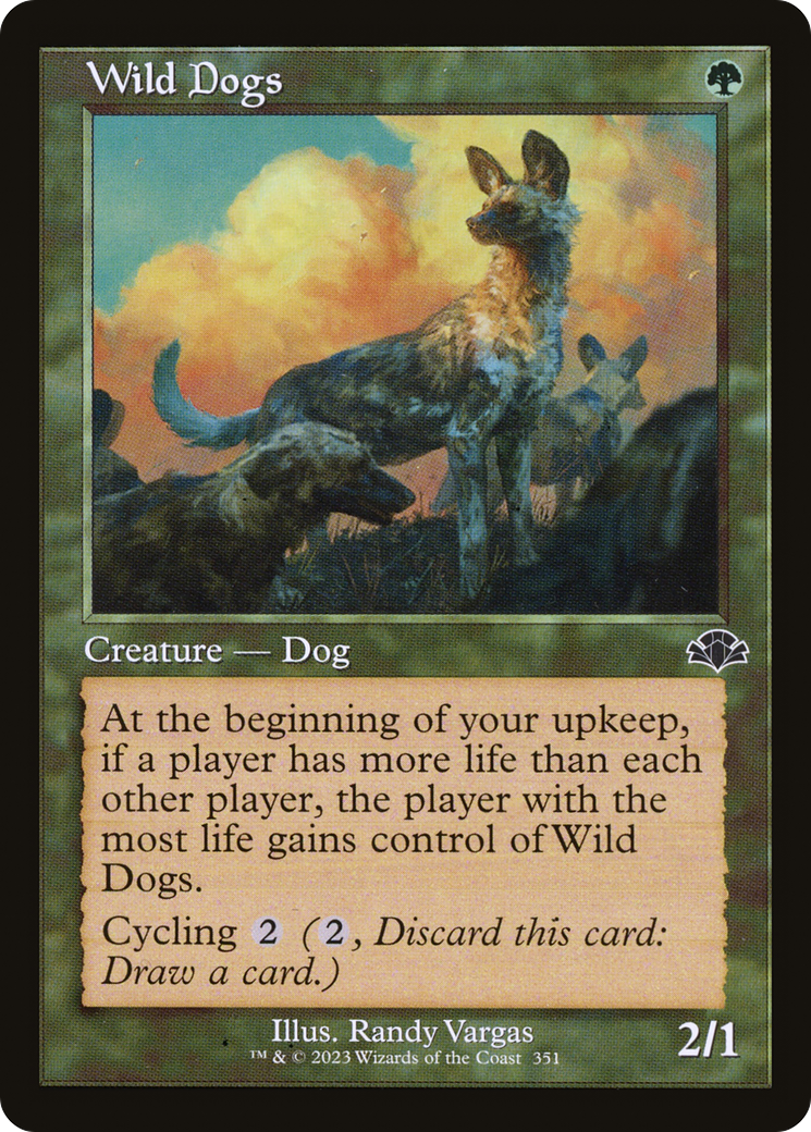 Wild Dogs (Retro) [Dominaria Remastered] | Gate City Games LLC