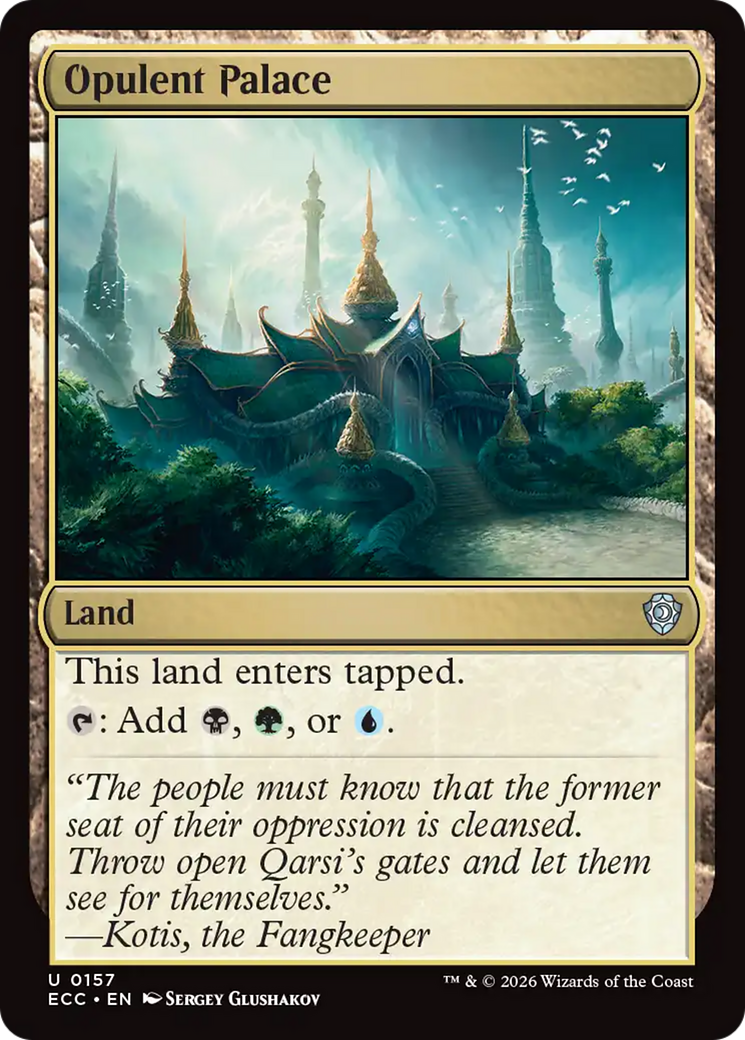 Opulent Palace [Lorwyn Eclipsed Commander] | Gate City Games LLC