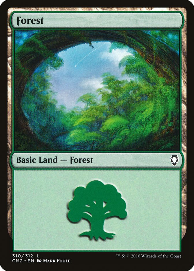 Forest (310) [Commander Anthology Volume II] | Gate City Games LLC