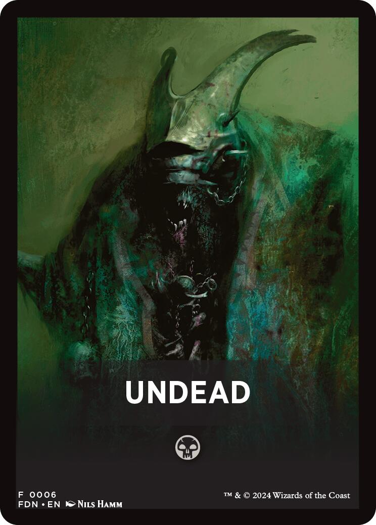 Undead Theme Card [Foundations Tokens] | Gate City Games LLC