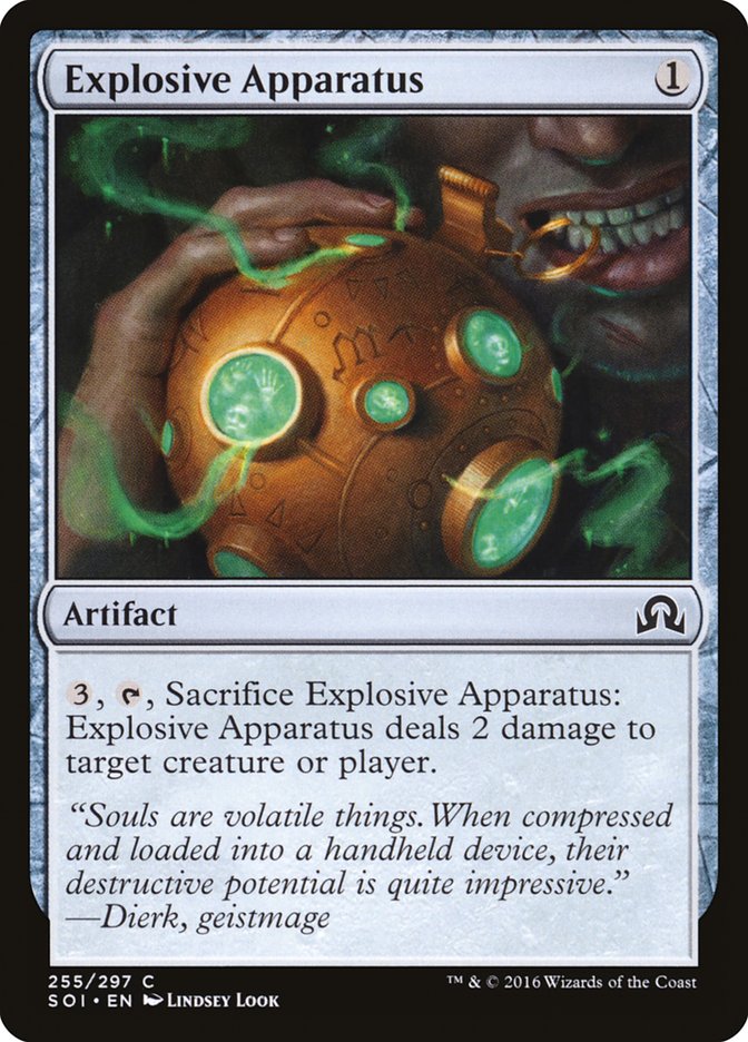 Explosive Apparatus [Shadows over Innistrad] | Gate City Games LLC