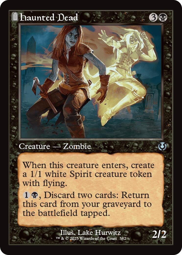 Haunted Dead (Retro Frame) [Innistrad Remastered] | Gate City Games LLC