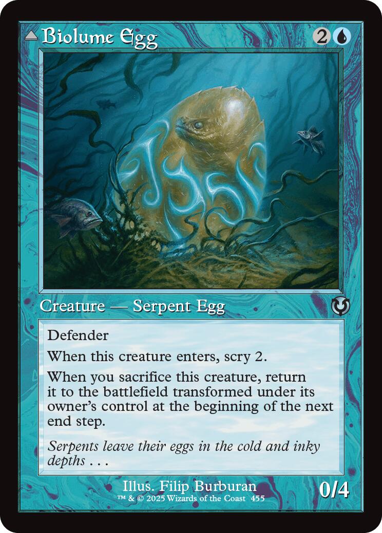 Biolume Egg // Biolume Serpent (Retro Frame) [Innistrad Remastered] | Gate City Games LLC