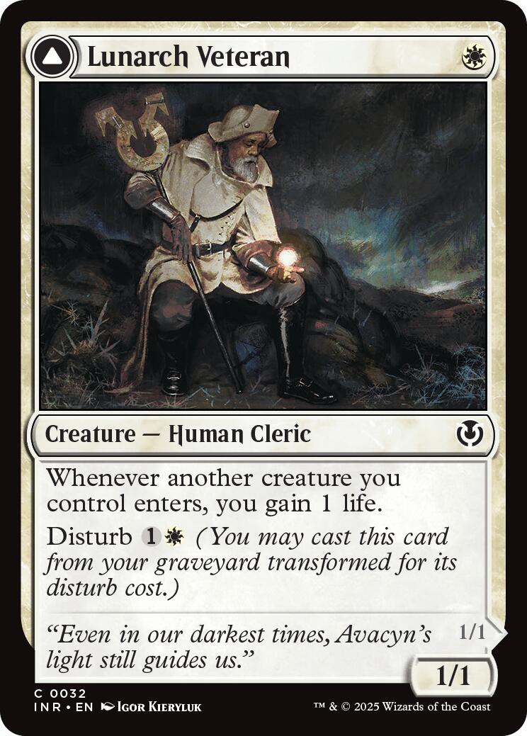 Lunarch Veteran // Luminous Phantom [Innistrad Remastered] | Gate City Games LLC