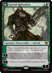 Garruk Relentless // Garruk, the Veil-Cursed [Innistrad Remastered] | Gate City Games LLC