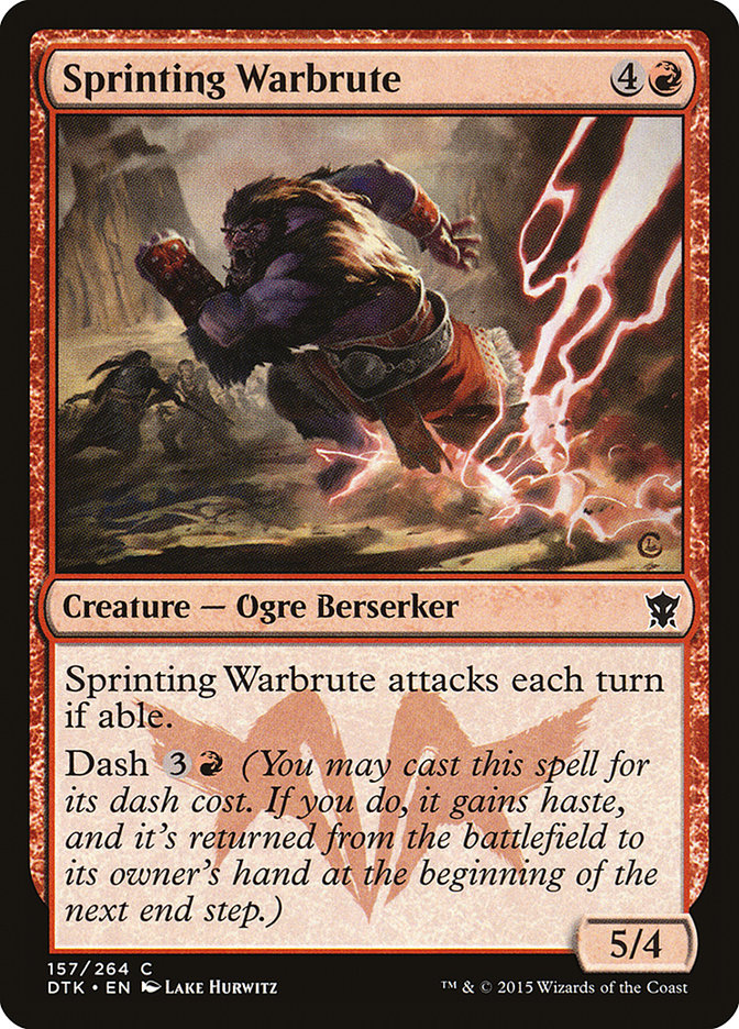 Sprinting Warbrute [Dragons of Tarkir] | Gate City Games LLC