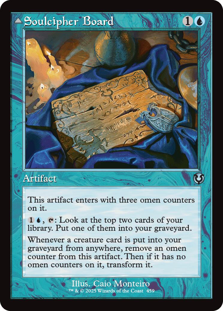 Soulcipher Board // Cipherbound Spirit (Retro Frame) [Innistrad Remastered] | Gate City Games LLC