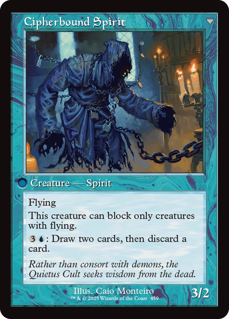 Soulcipher Board // Cipherbound Spirit (Retro Frame) [Innistrad Remastered] | Gate City Games LLC