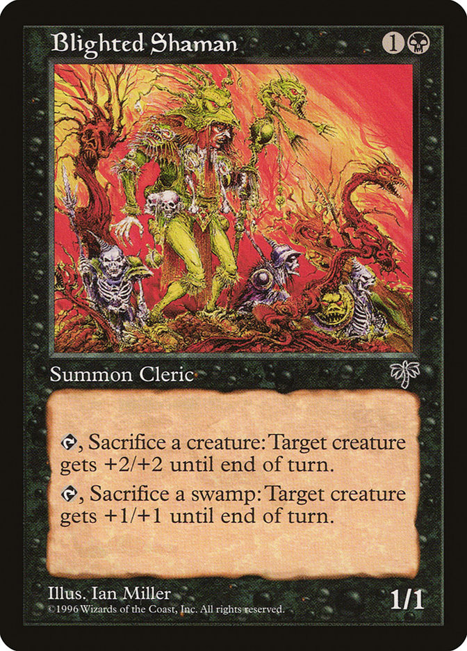 Blighted Shaman [Mirage] | Gate City Games LLC