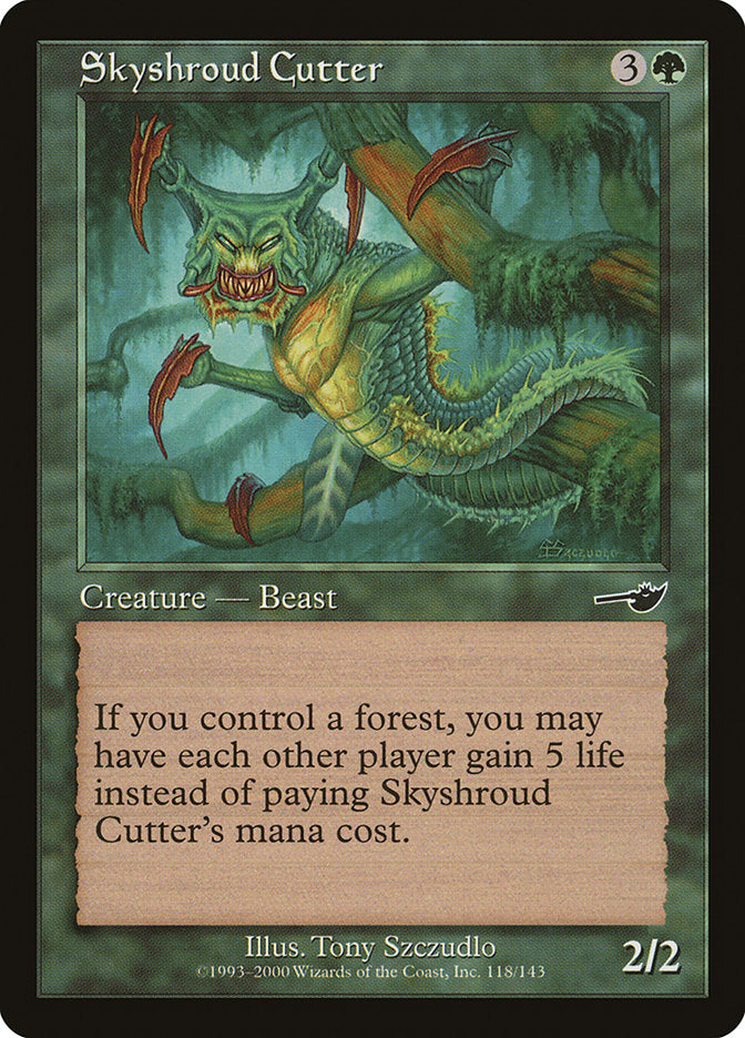 Skyshroud Cutter [Nemesis] | Gate City Games LLC