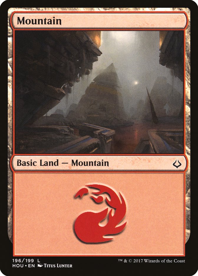 Mountain (196) [Hour of Devastation] | Gate City Games LLC