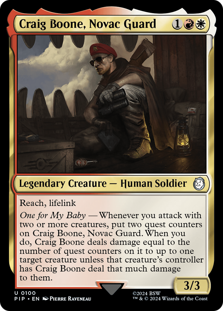 Craig Boone, Novac Guard [Fallout] | Gate City Games LLC