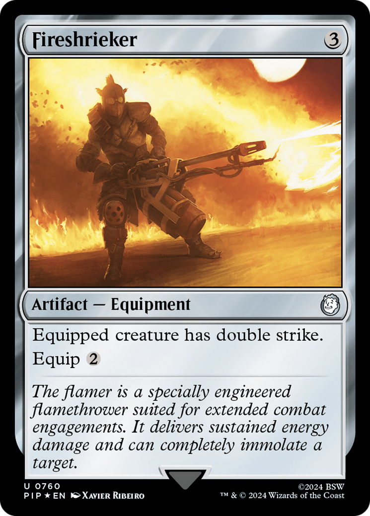 Fireshrieker (Surge Foil) [Fallout] | Gate City Games LLC