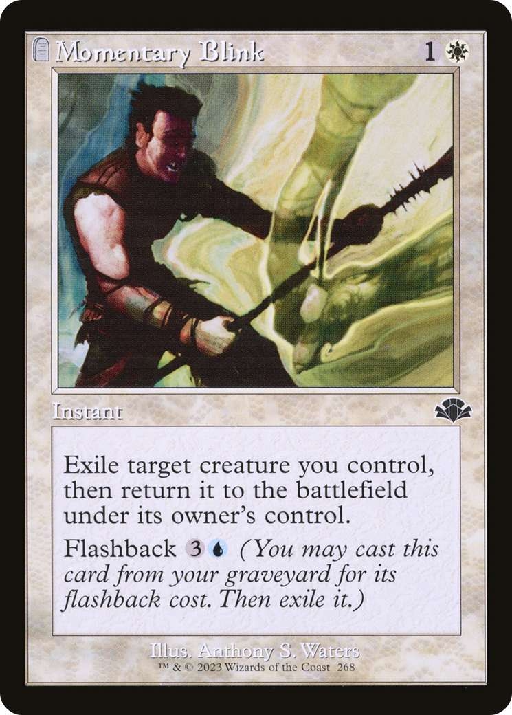 Momentary Blink (Retro) [Dominaria Remastered] | Gate City Games LLC