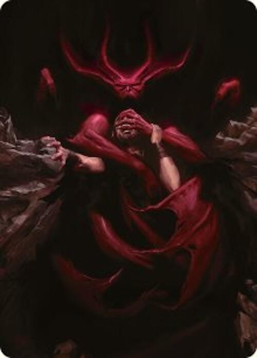 Infernal Grasp Art Card [Innistrad Remastered Art Series] | Gate City Games LLC