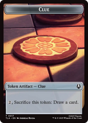 Monk // Clue (0017) Double-Sided Token [Avatar: The Last Airbender Tokens] | Gate City Games LLC