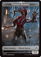 Eldrazi Horror // Human Soldier (0003) Double-Sided Token [Innistrad Remastered Tokens] | Gate City Games LLC