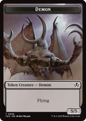 Demon // Human Cleric Double-Sided Token [Innistrad Remastered Tokens] | Gate City Games LLC