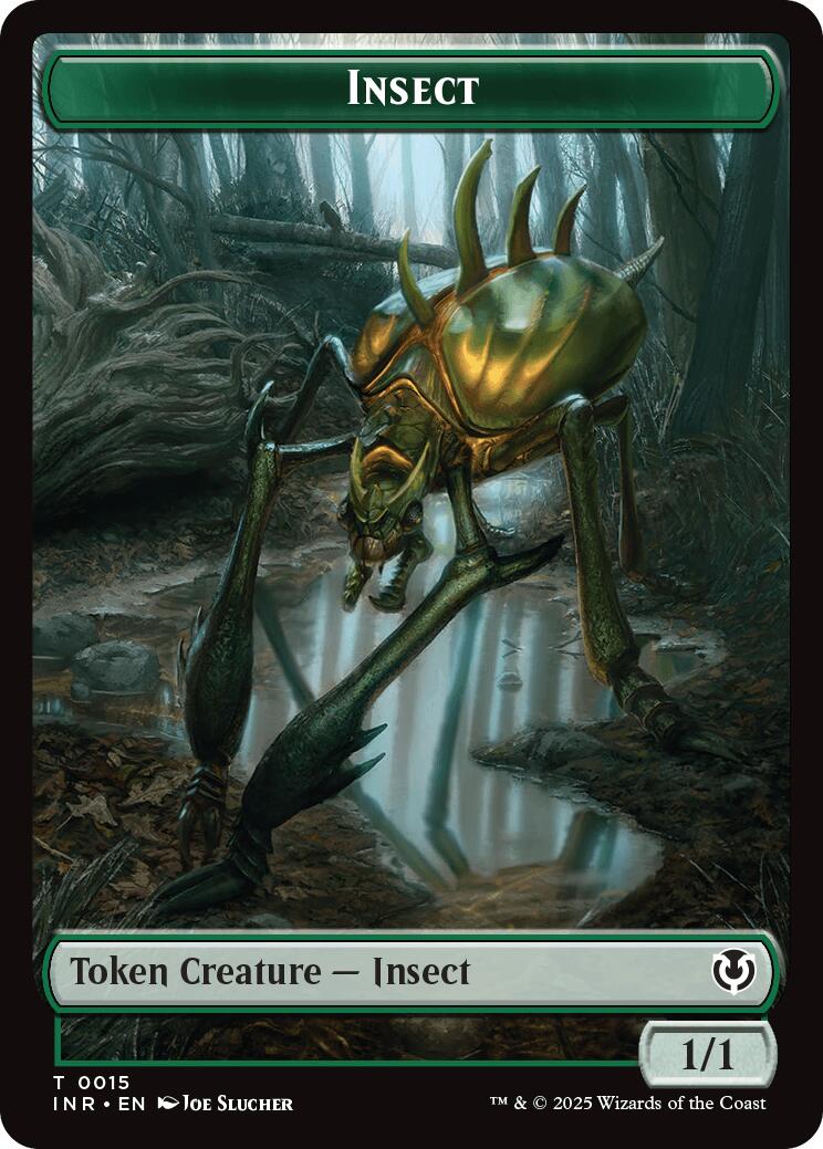 Insect // Spider Double-Sided Token [Innistrad Remastered Tokens] | Gate City Games LLC