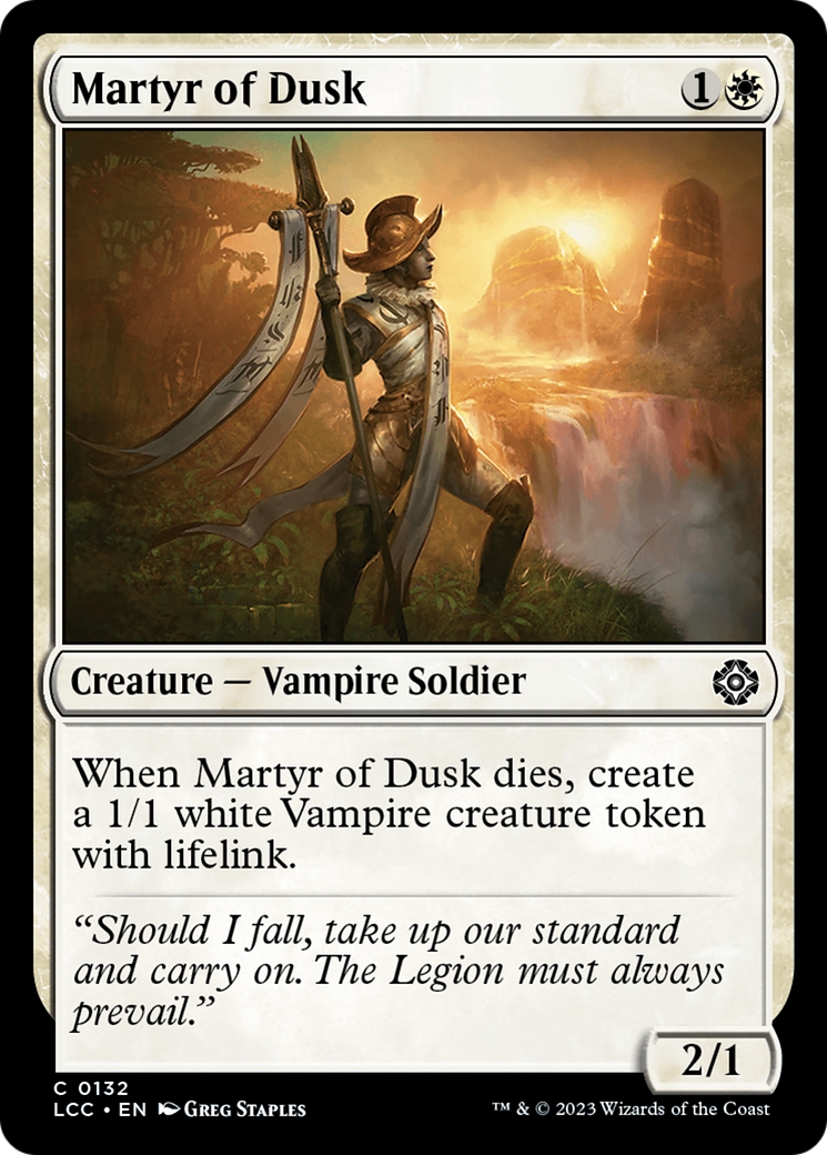 Martyr of Dusk [The Lost Caverns of Ixalan Commander] | Gate City Games LLC