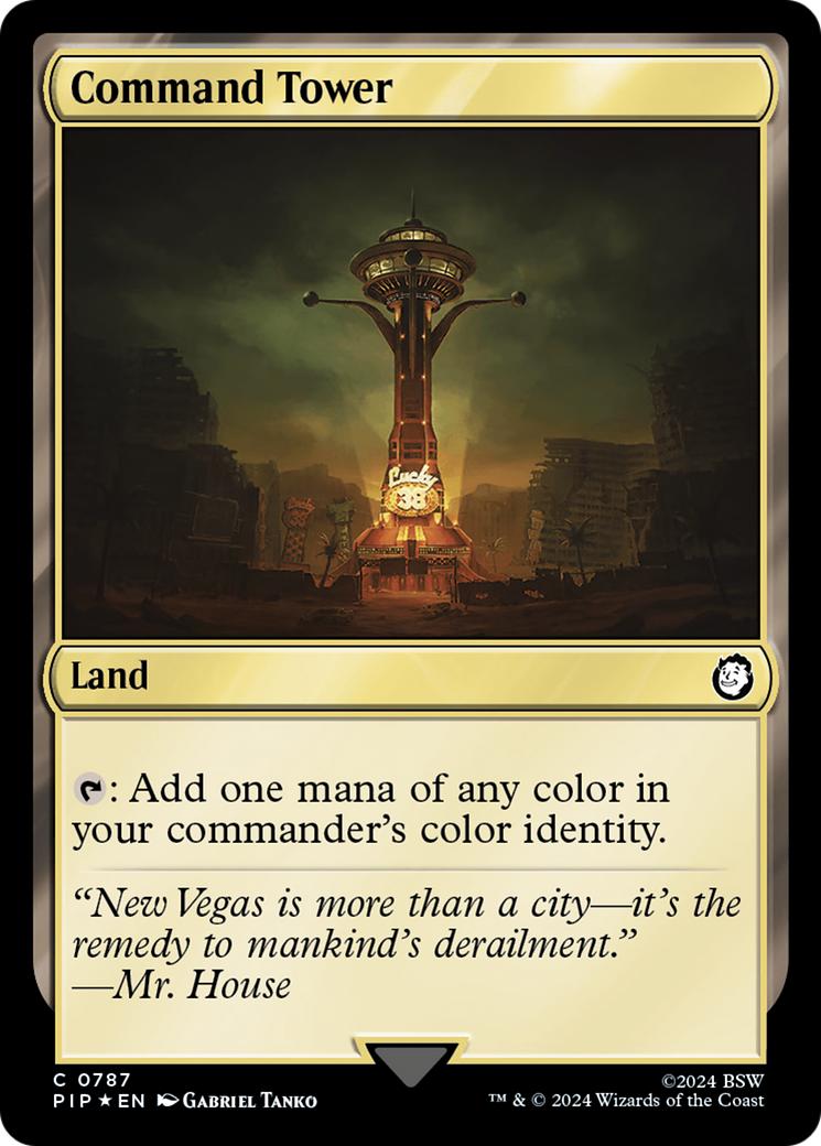 Command Tower (Surge Foil) [Fallout] | Gate City Games LLC