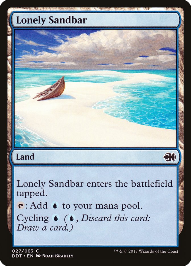 Lonely Sandbar [Duel Decks: Merfolk vs. Goblins] | Gate City Games LLC