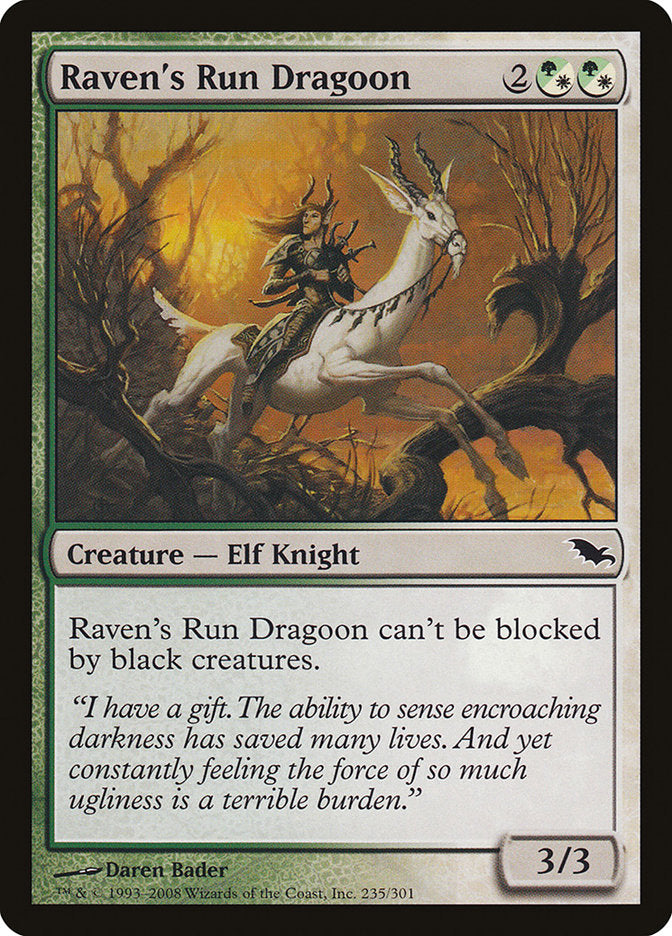 Raven's Run Dragoon [Shadowmoor] | Gate City Games LLC