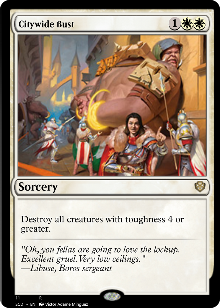 Citywide Bust [Starter Commander Decks] | Gate City Games LLC