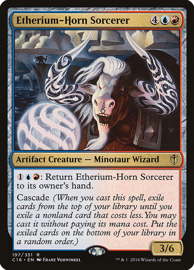 Etherium-Horn Sorcerer [Commander 2016] | Gate City Games LLC