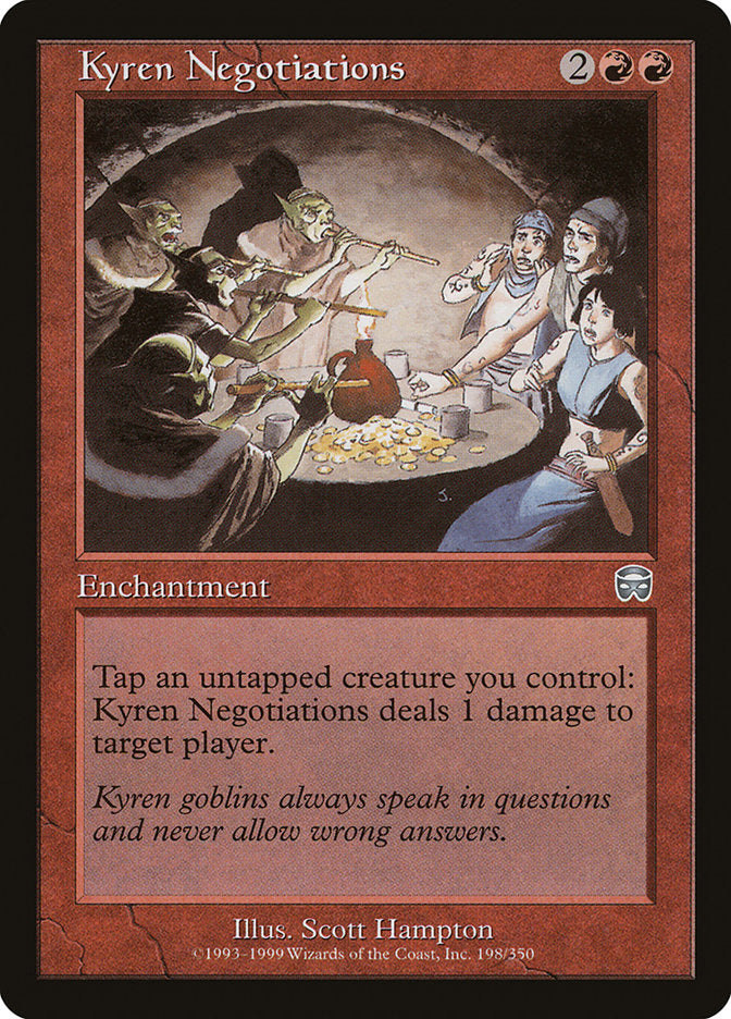 Kyren Negotiations [Mercadian Masques] | Gate City Games LLC