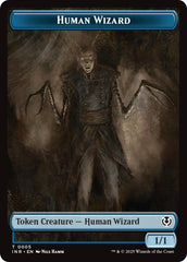 Human Wizard // Emblem - Jace, Unraveler of Secrets Double-Sided Token [Innistrad Remastered Tokens] | Gate City Games LLC