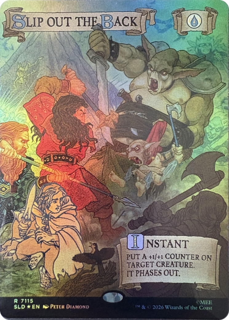 Slip Out the Back (Out Of Sight Foil) [Secret Lair Drop Series] | Gate City Games LLC