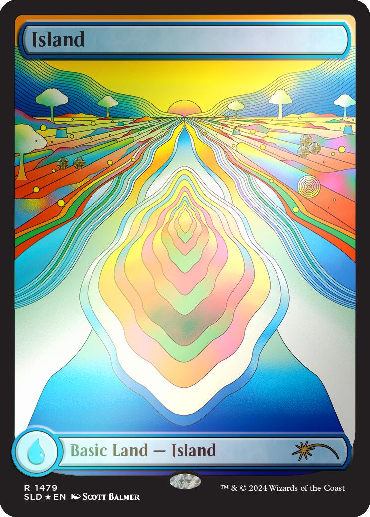 Island (1479) (Rainbow Foil) [Secret Lair Drop Series] | Gate City Games LLC