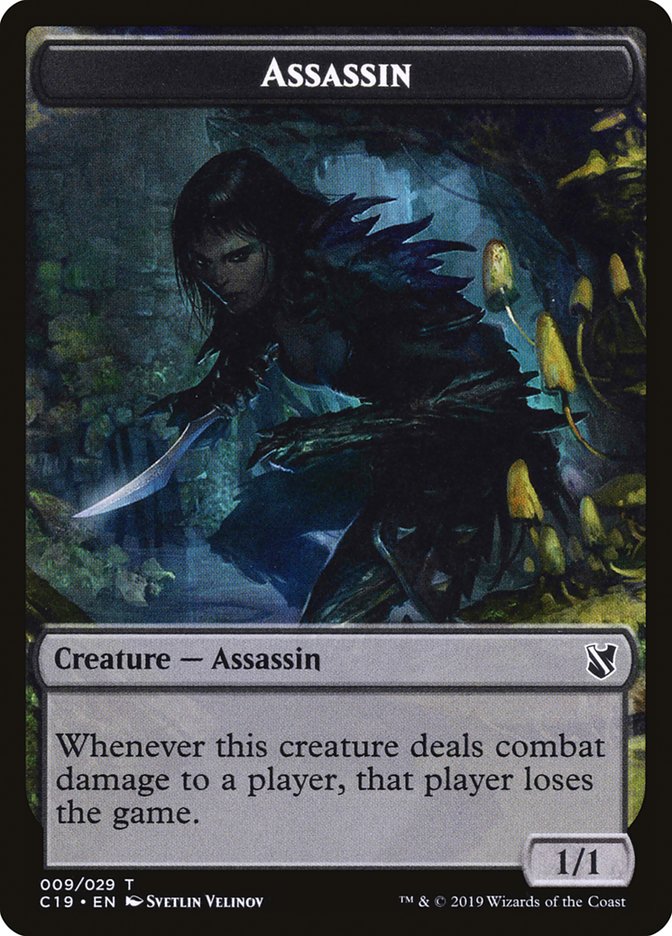 Assassin Token [Commander 2019 Tokens] | Gate City Games LLC