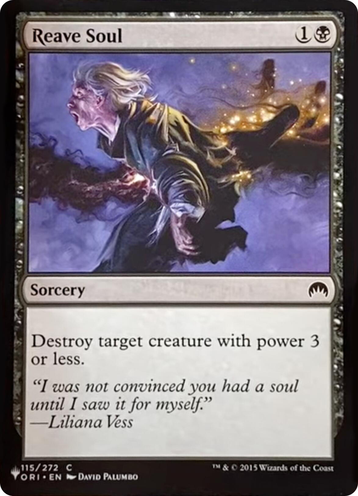 Reave Soul [The List] | Gate City Games LLC