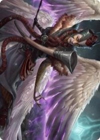 Firja, Judge of Valor Art Card [Kaldheim Art Series] | Gate City Games LLC