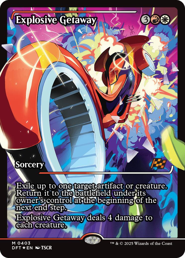 Explosive Getaway (Showcase) (Japanese) [Aetherdrift] | Gate City Games LLC